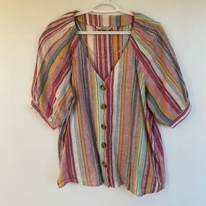 Button down style blouse